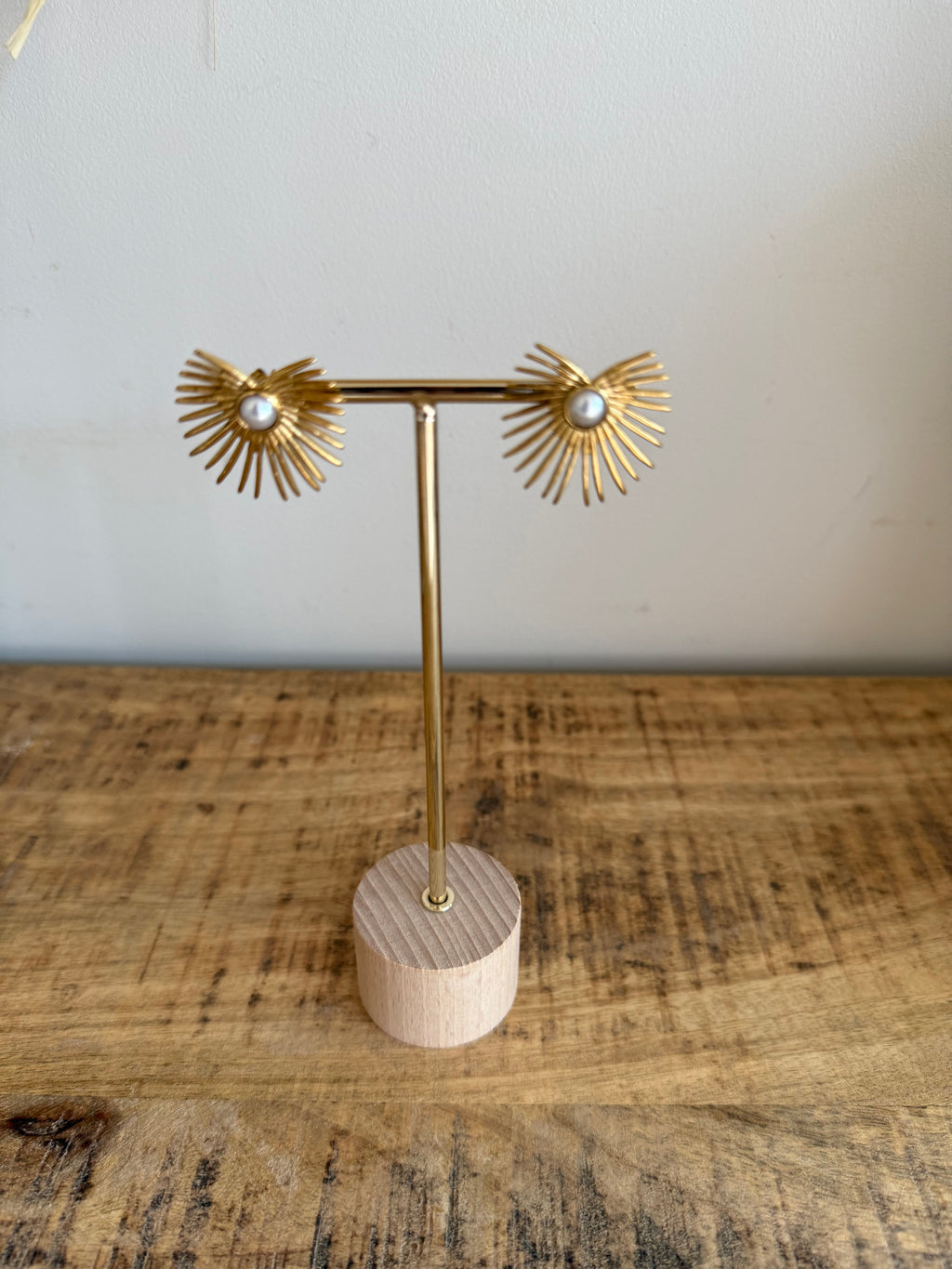 Pendientes Sol Radiante Pearl