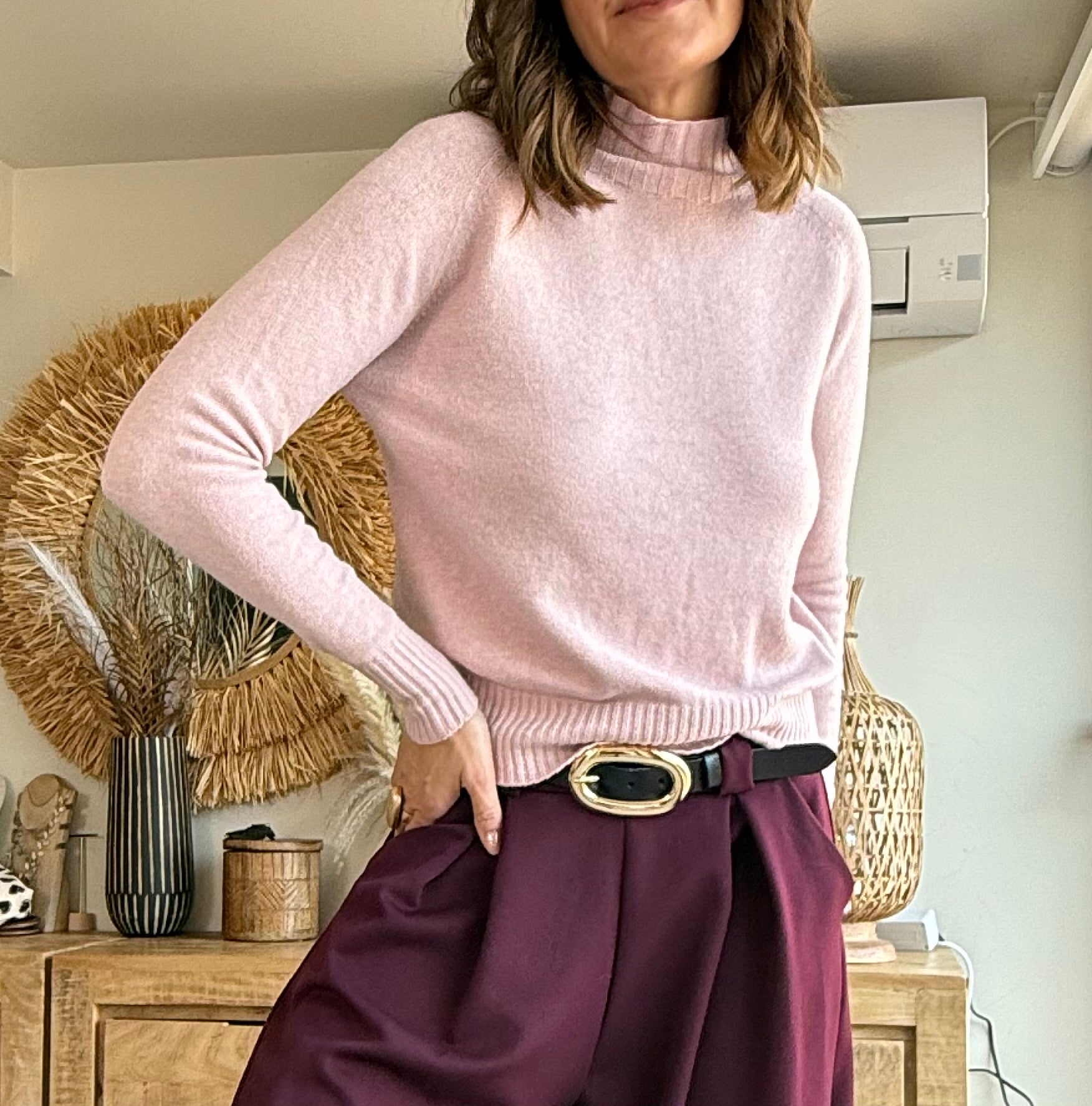 Jersey Cuello Alto Cashmere