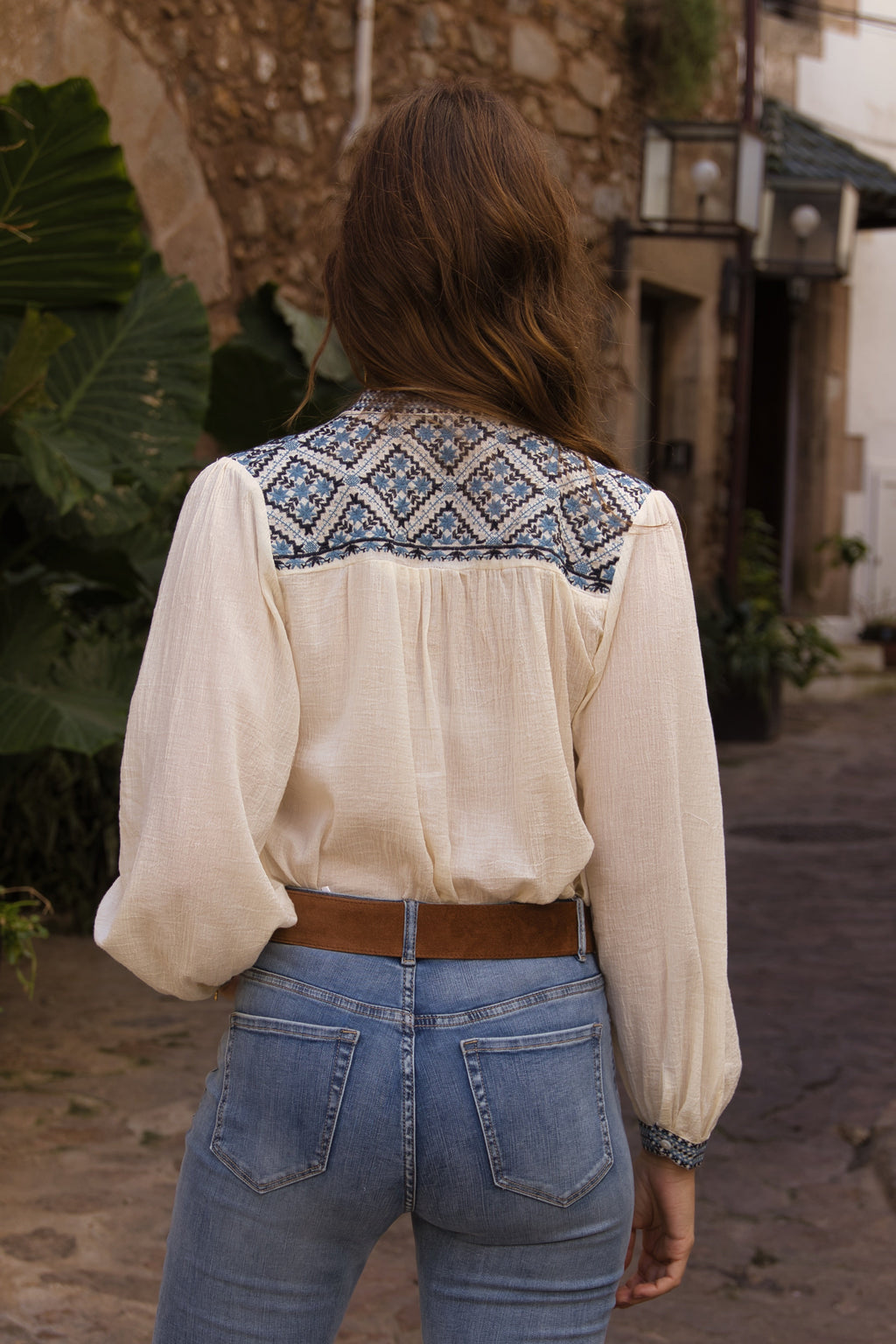 Blusa Bordada Étnica