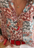 Collar Cuerno Rojo