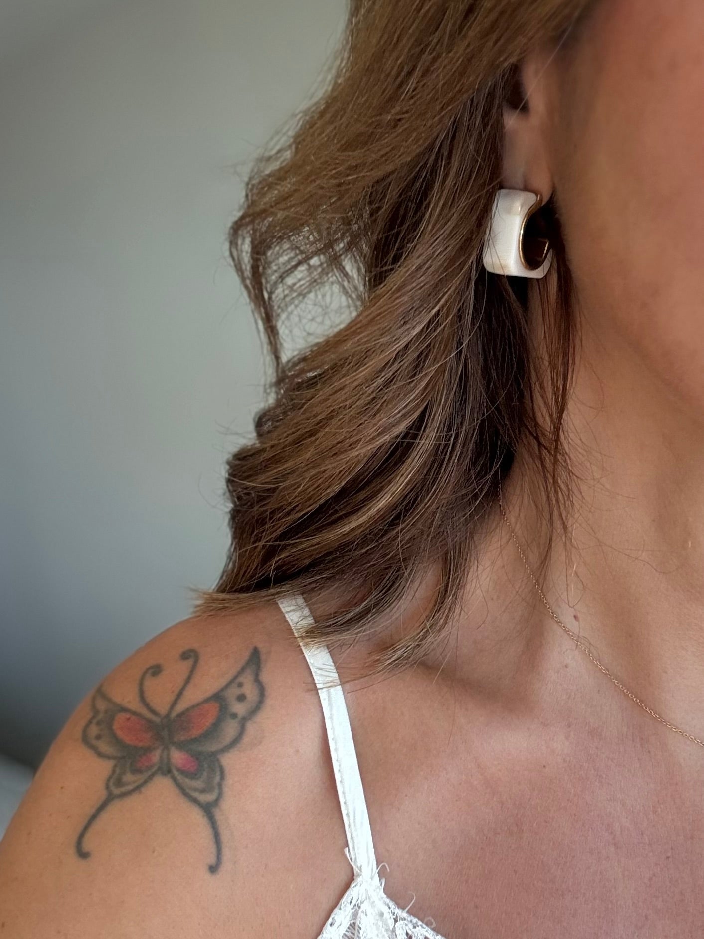Pendientes Acero y Resina