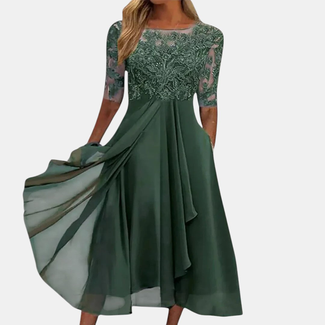 Rocío | Vestido elegante de encaje