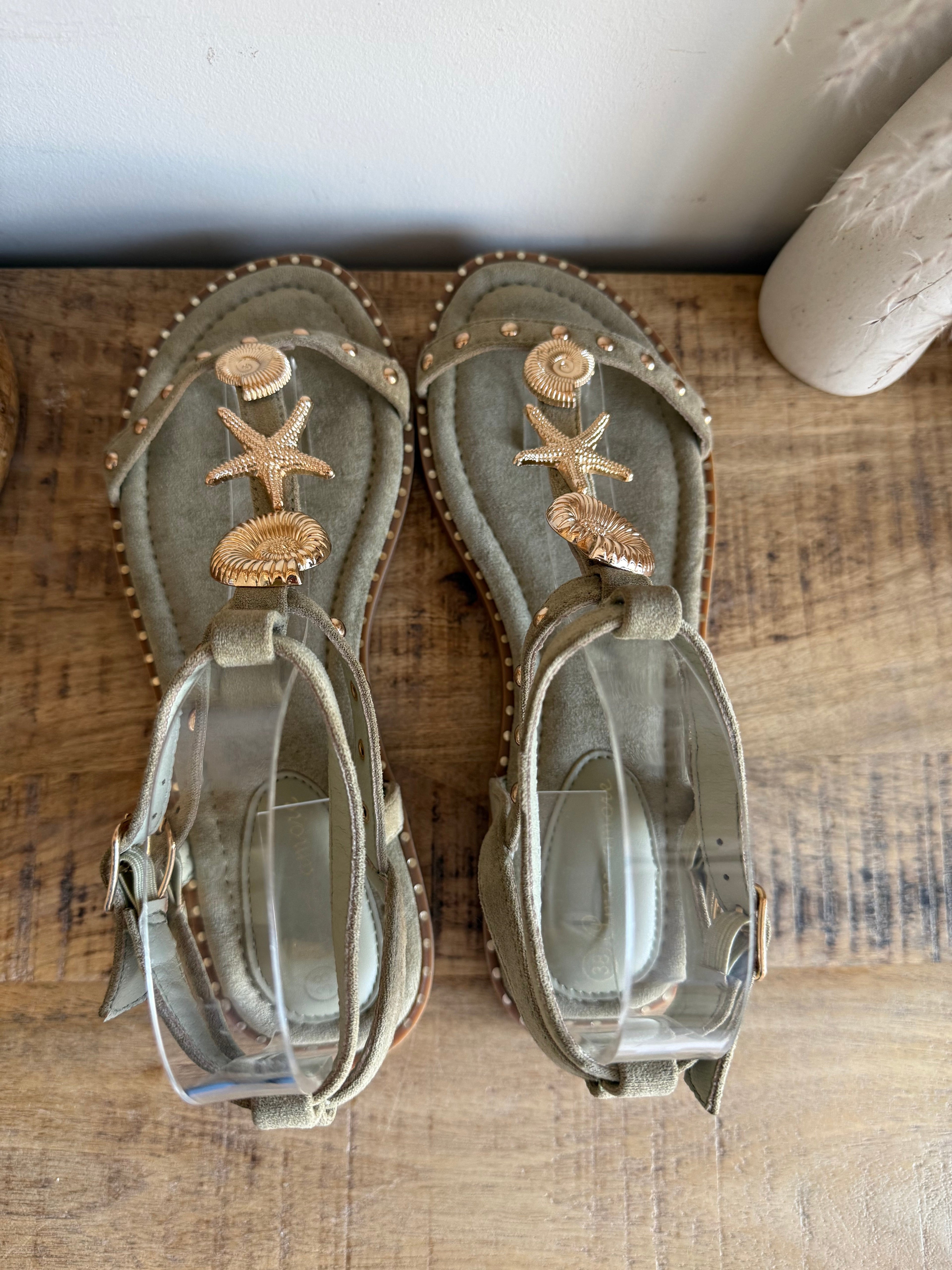 Sandalias Conchas
