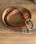 Cinturón Piel Rivet