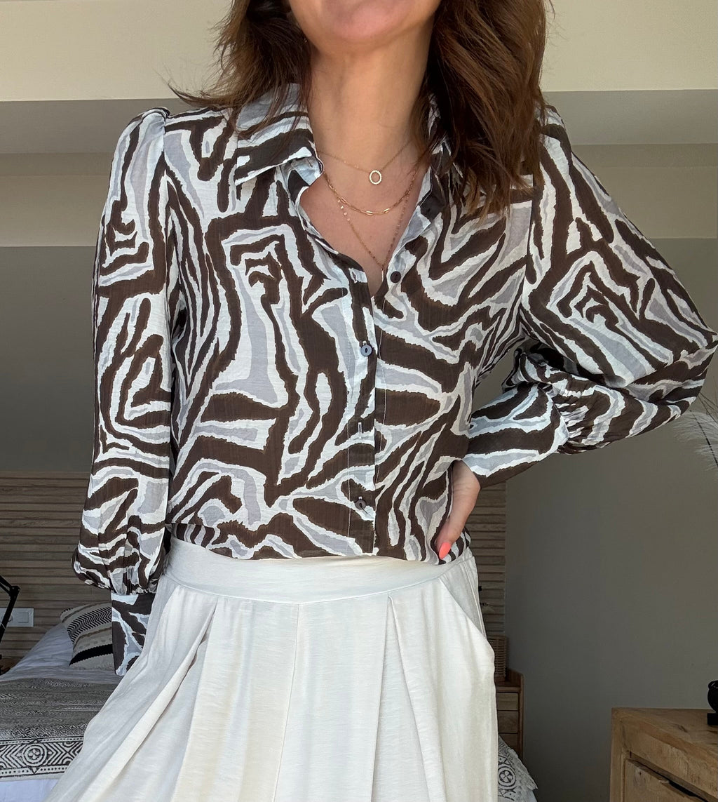 Blusa Ondas Tierra