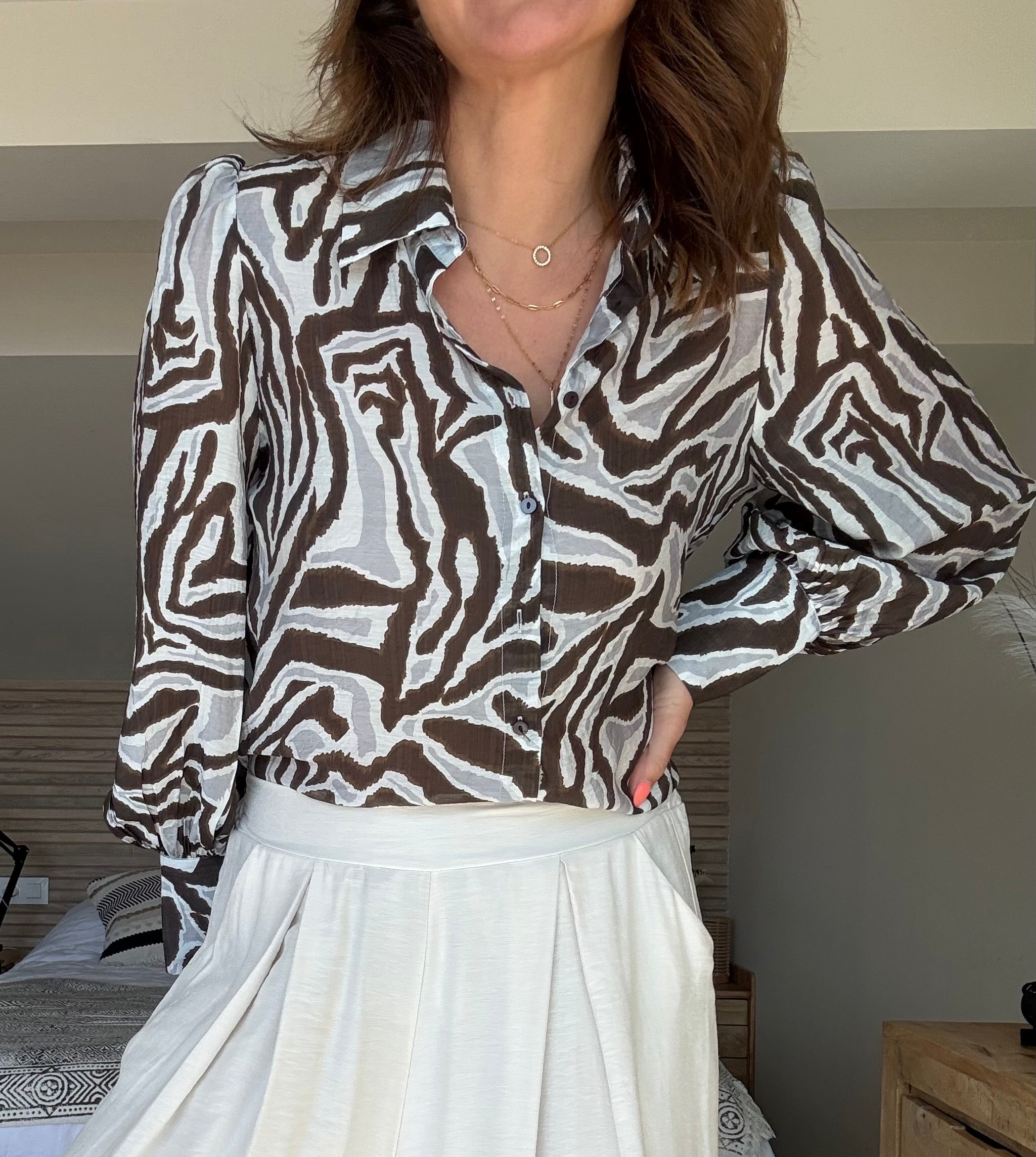 Blusa Ondas Tierra