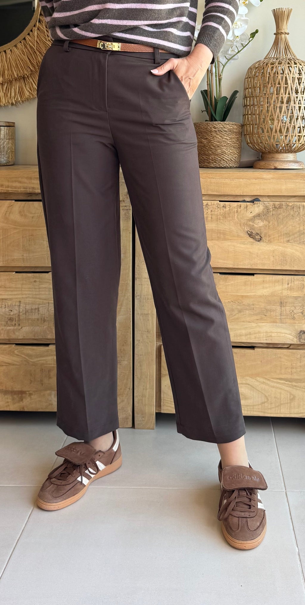 Pantalón Recto Súper Stretch – Viscosa Premium
