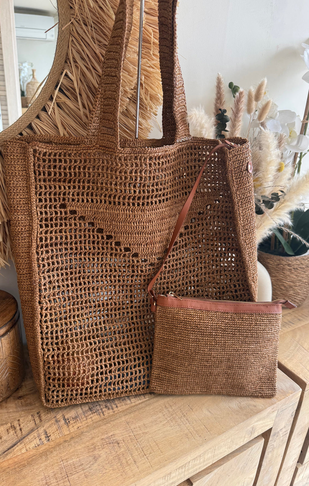 Bolso Rafia Artesanal