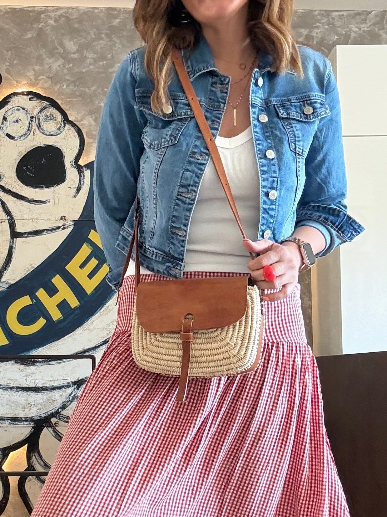 Bolso Boho Raffia Leather