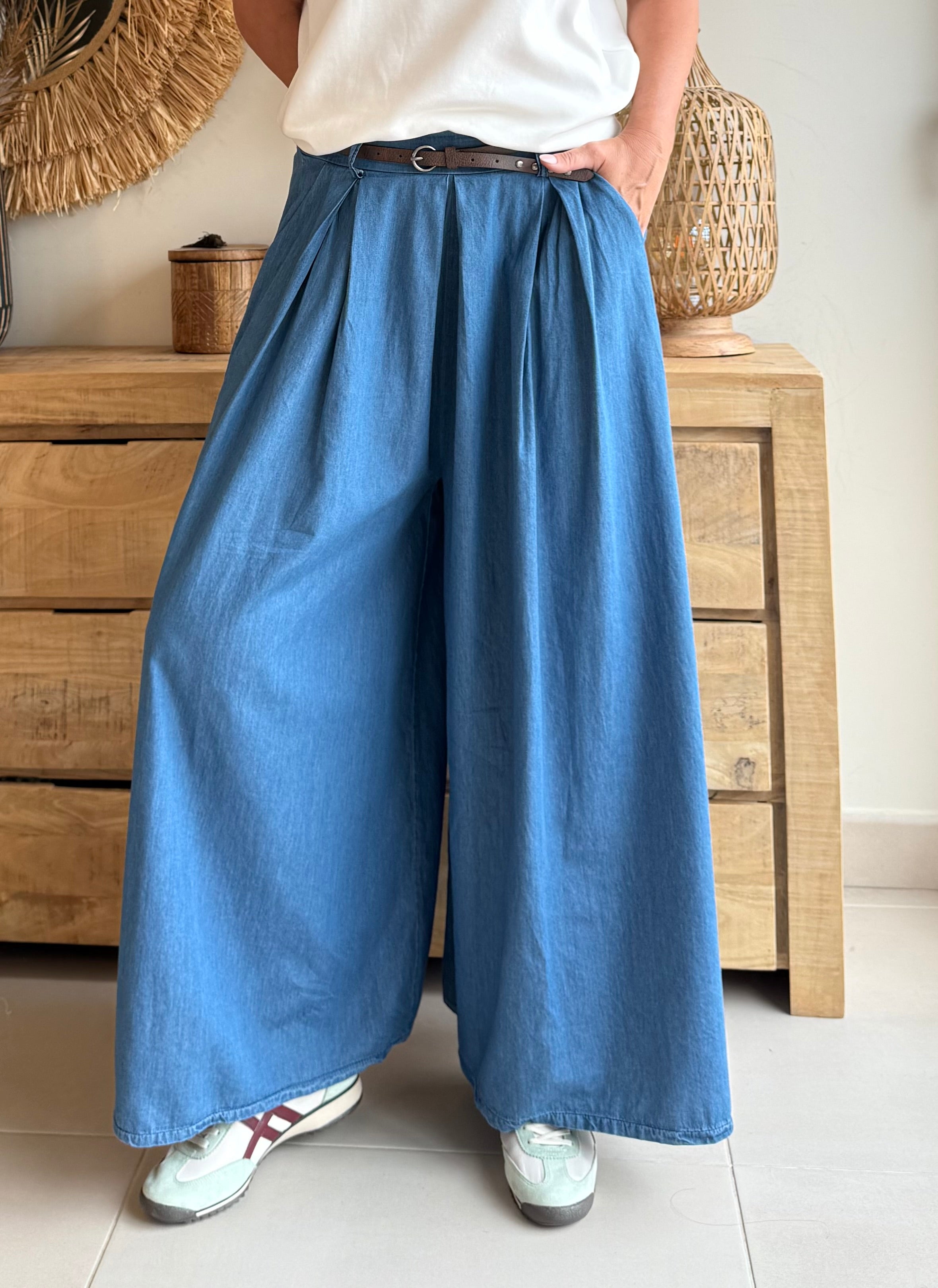 Palazzo Denim Soft