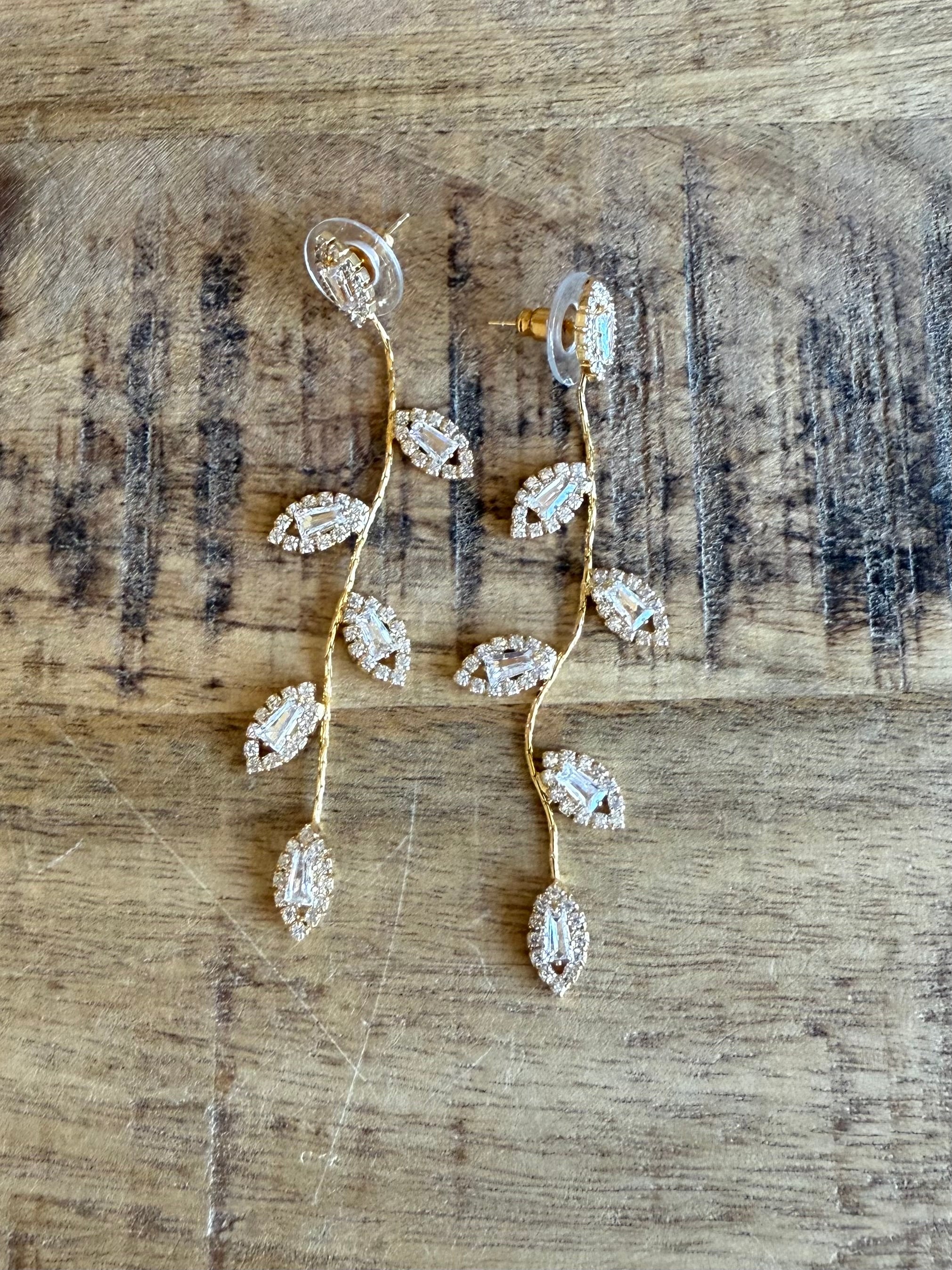 Pendientes Hojas