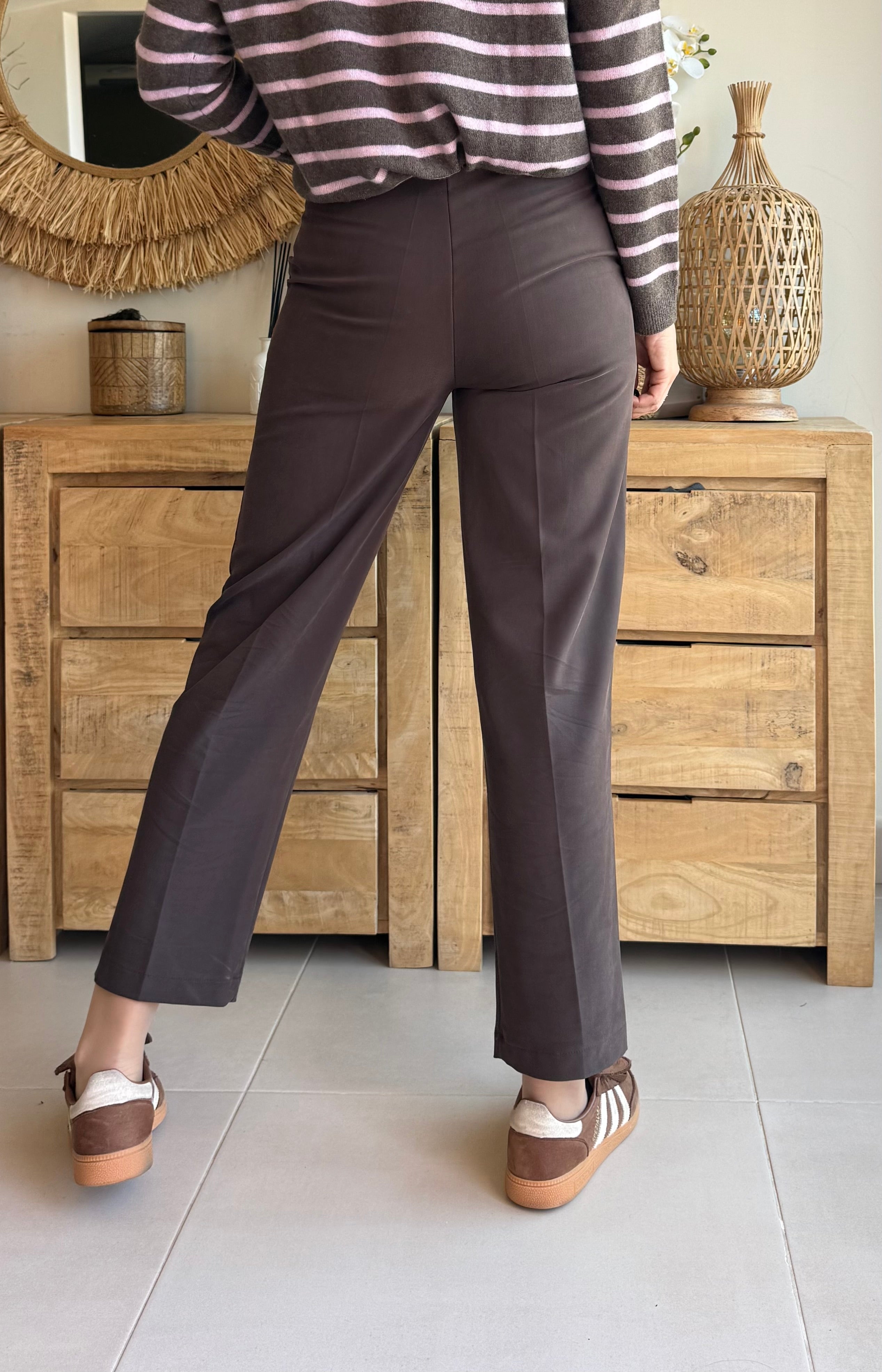 Pantalón Recto Súper Stretch – Viscosa Premium
