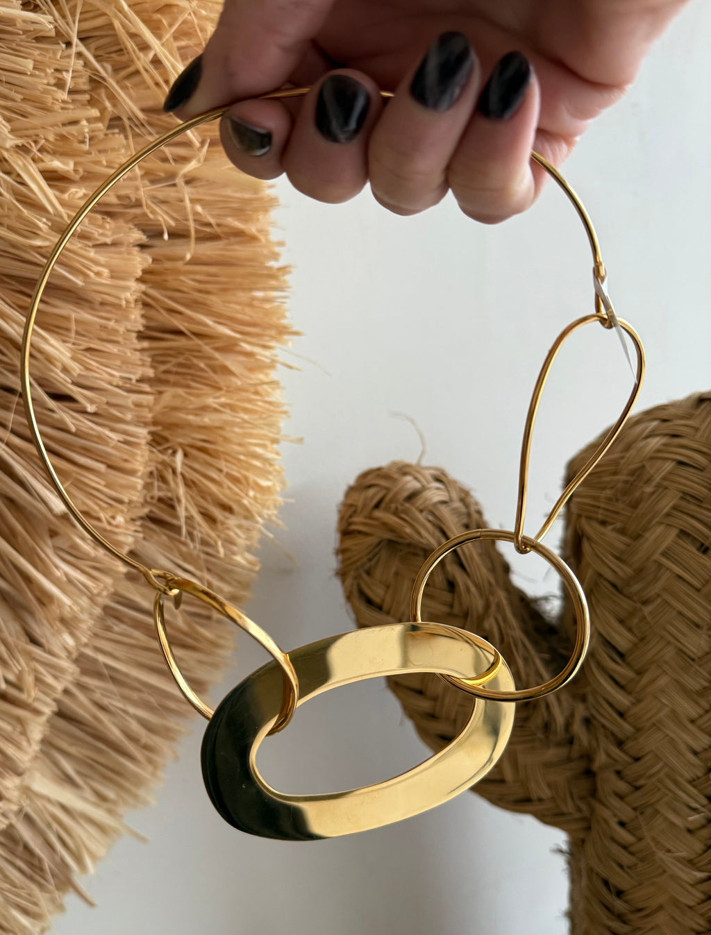 Collar geométrico gold