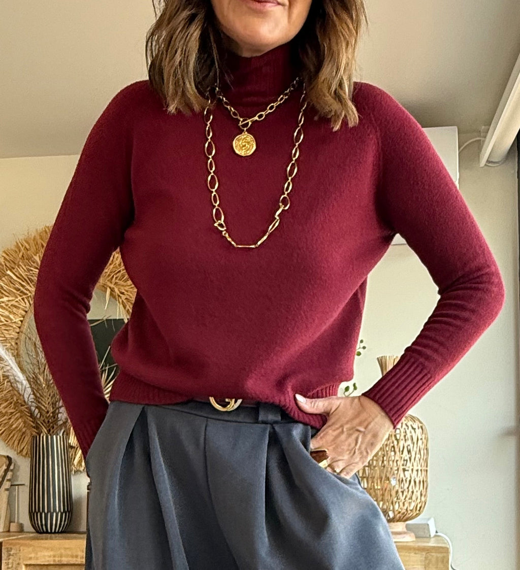 Jersey Cuello Alto Cashmere