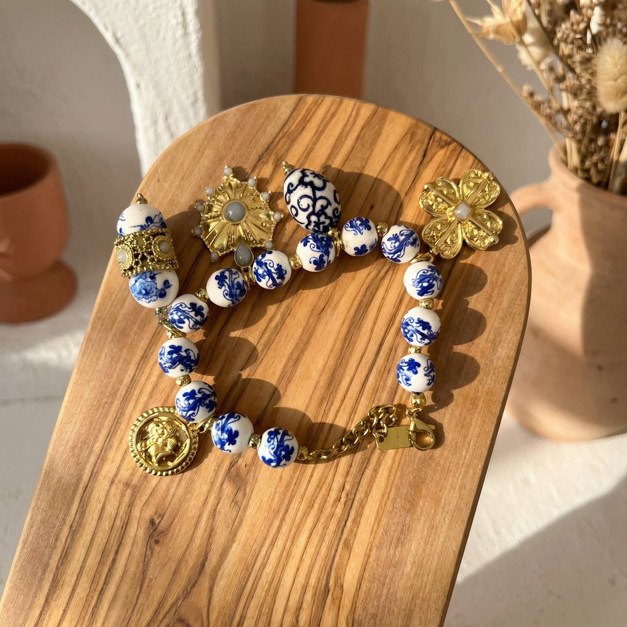 Pulsera Capri Azul & Oro