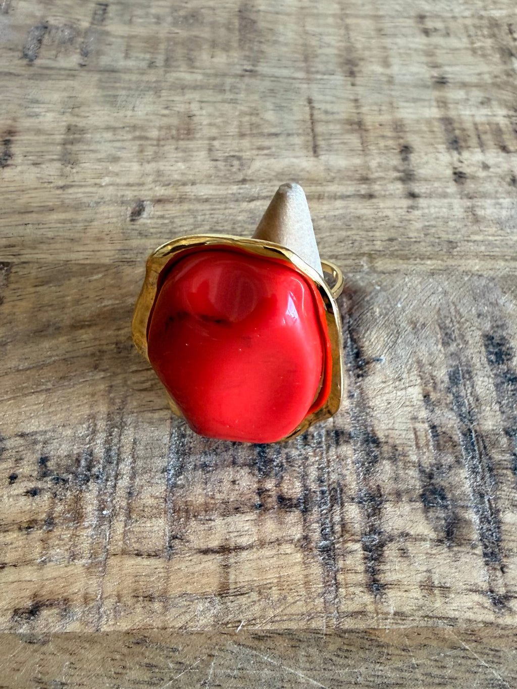 Anillo de resina y acero inoxidable