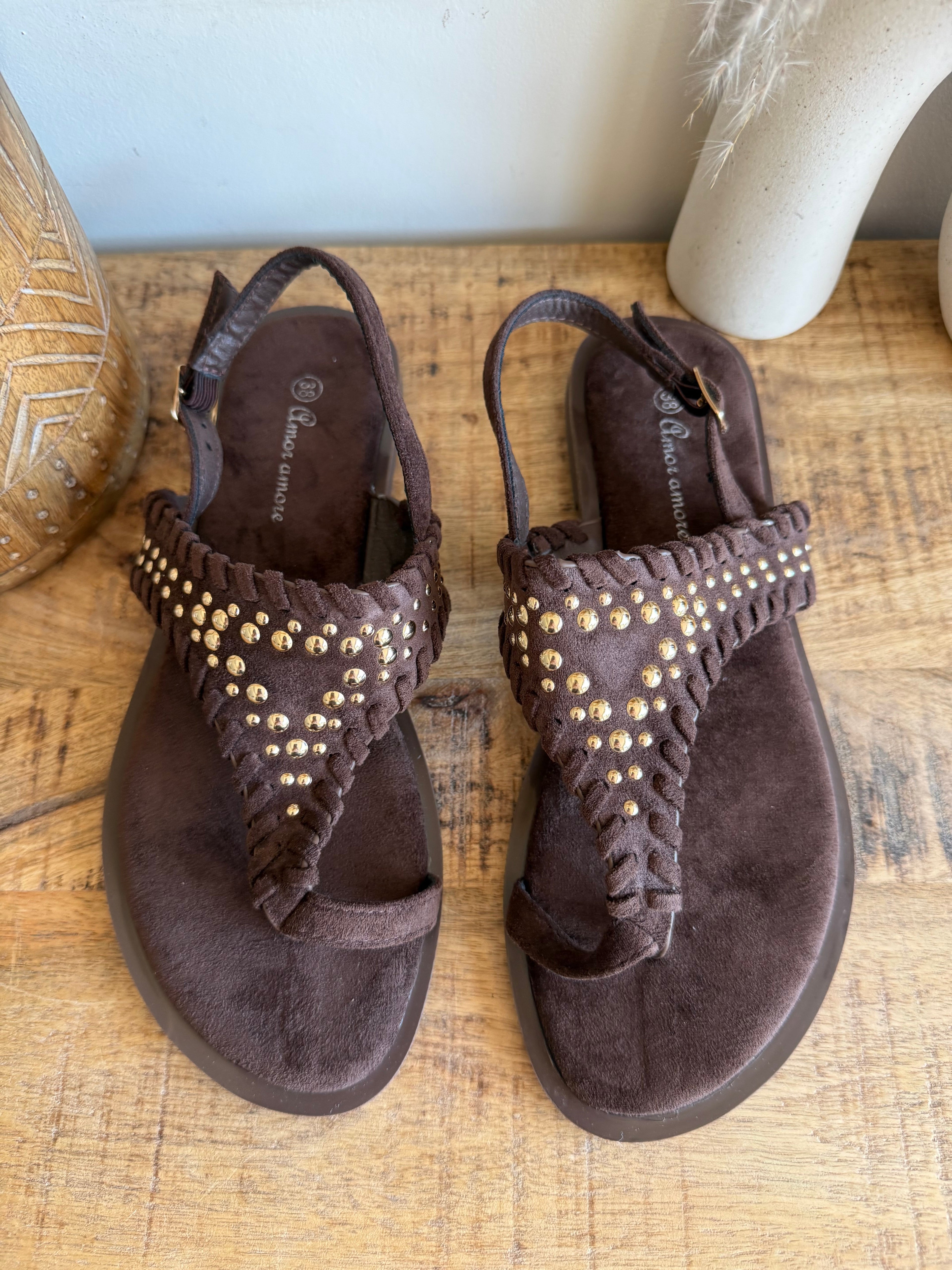 Sandalia Martina Pey “Boho Stud”