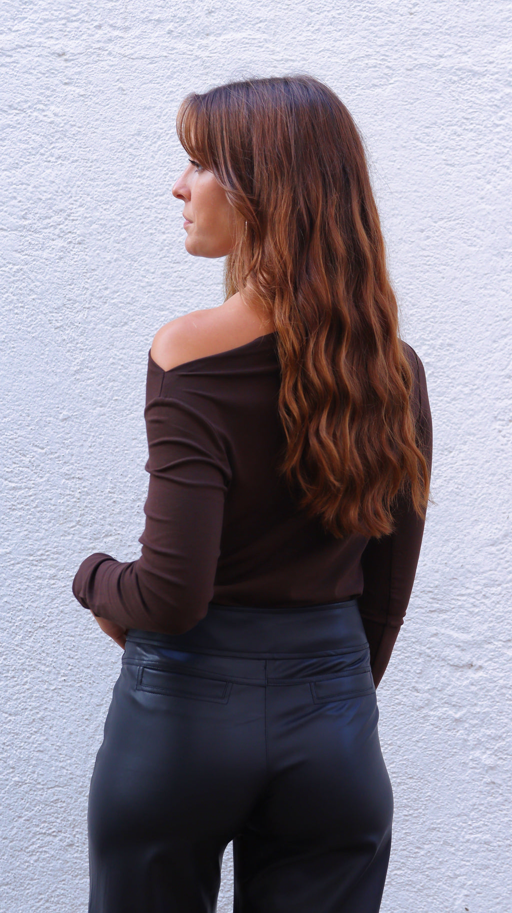 Pantalón Wide Leg Polipiel