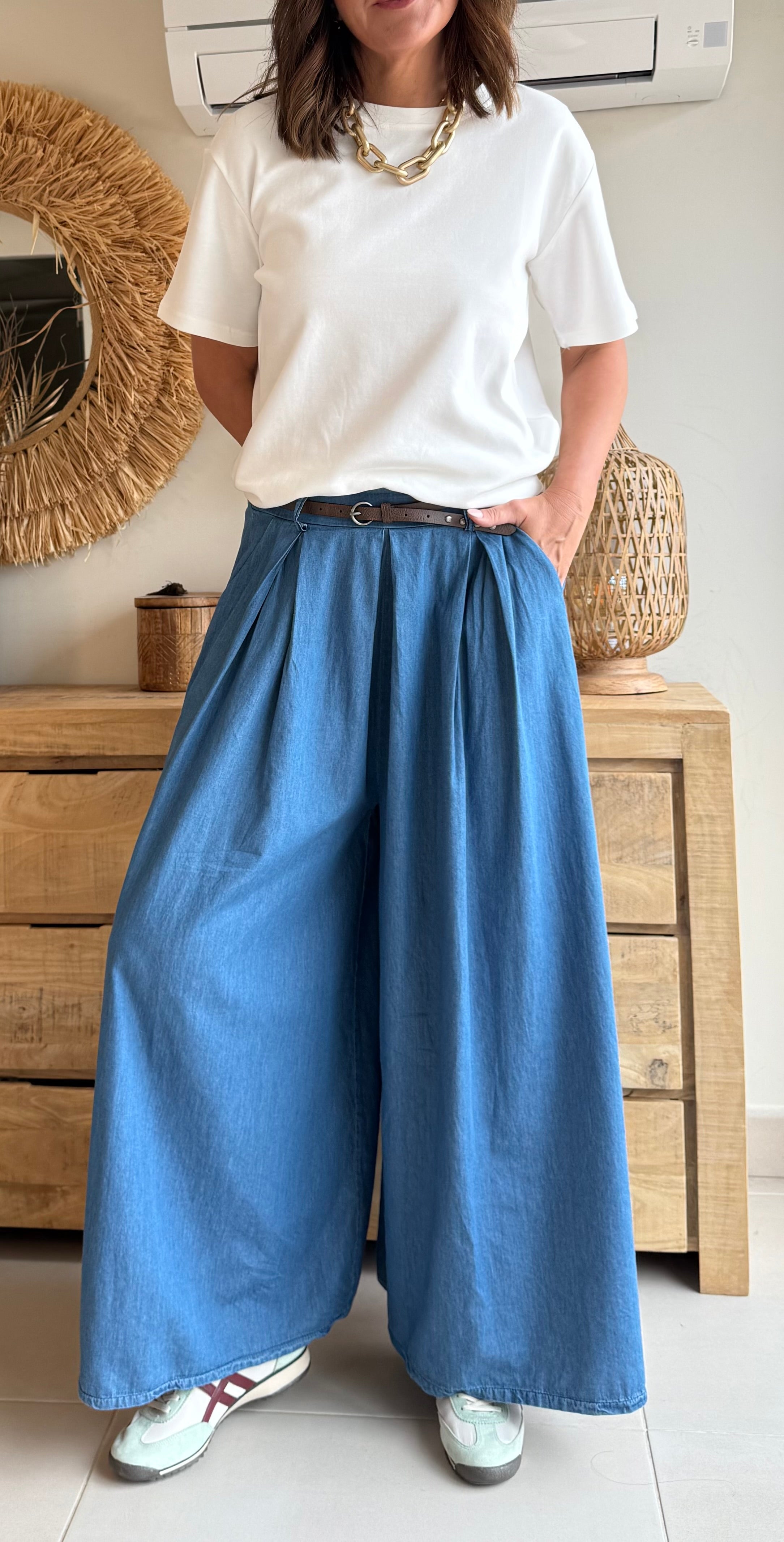 Palazzo Denim Soft