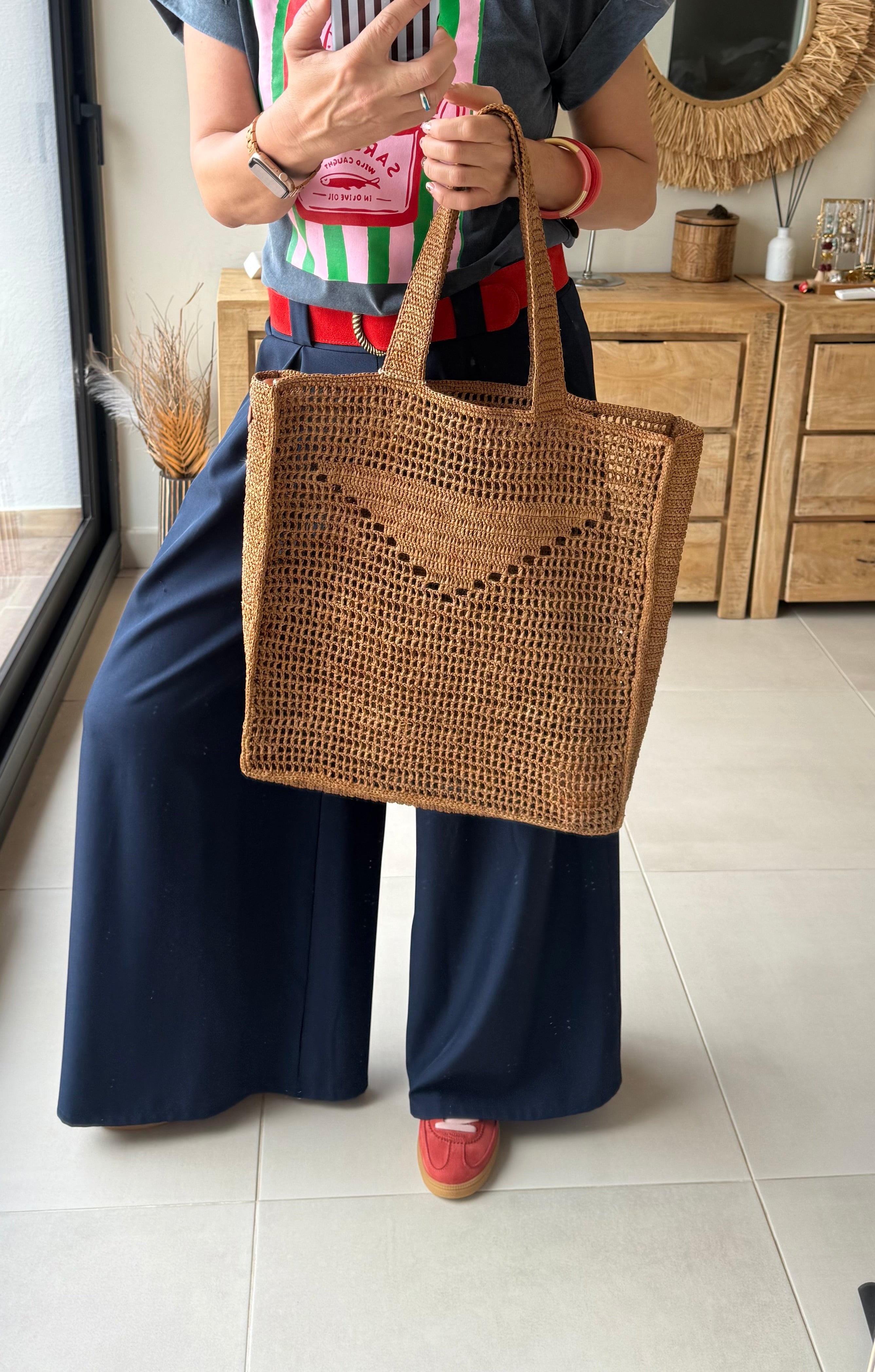 Bolso Rafia Artesanal