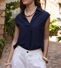 Blusa Fluida Cuello Soft Chic
