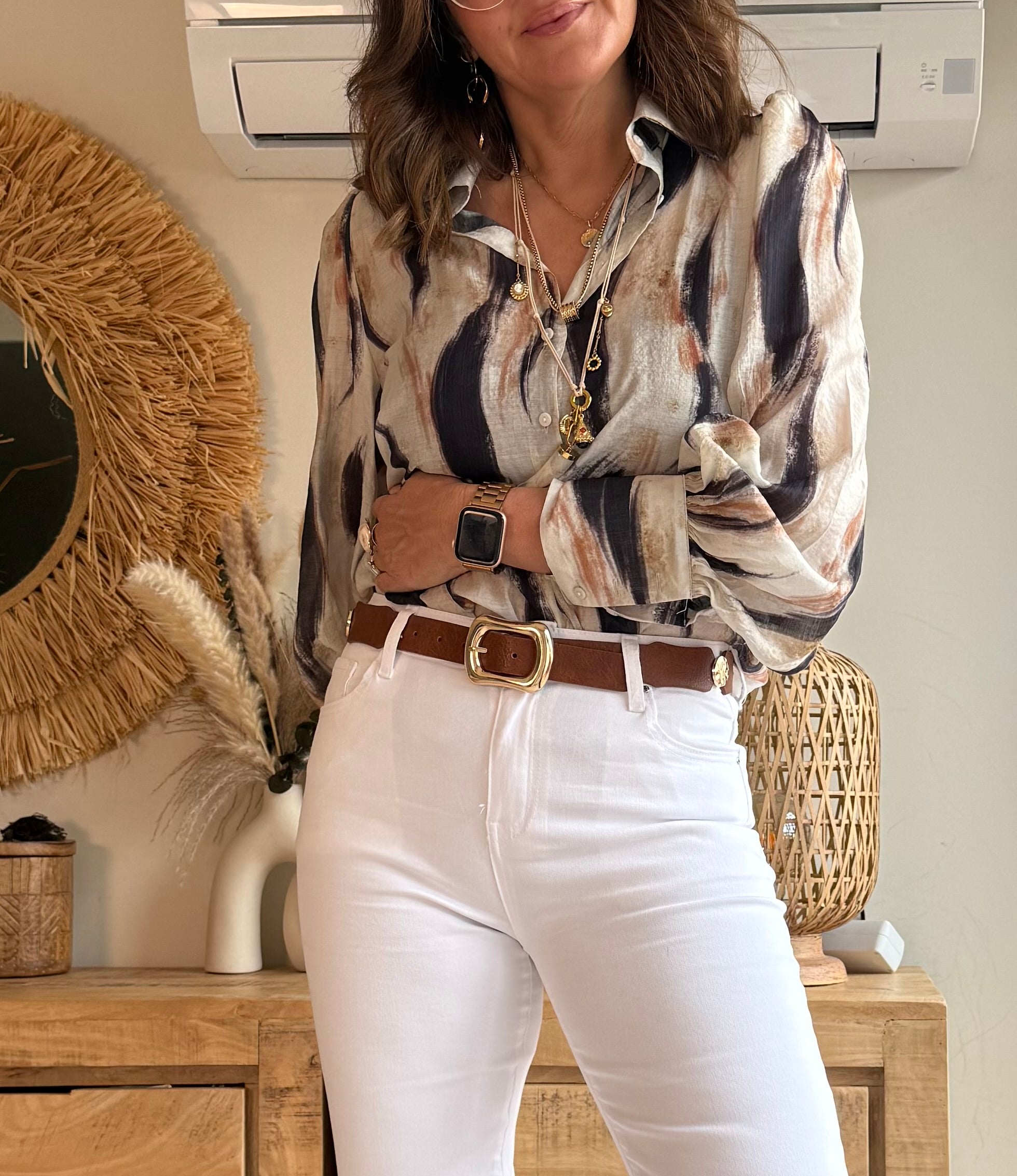 Blusa Pincelada Natural