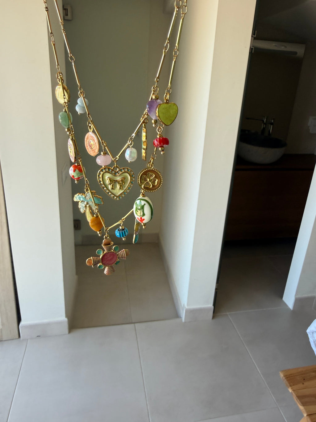 Collar Boho Amuletos Color