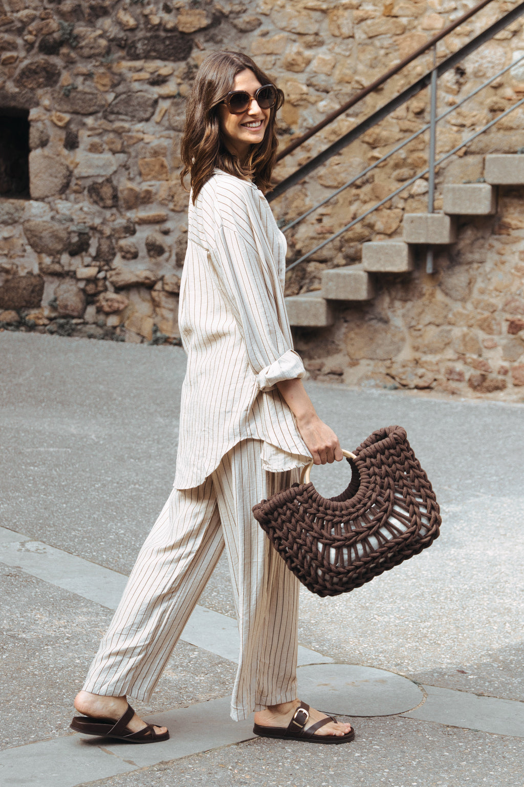 Bolso Crochet Boho Natural