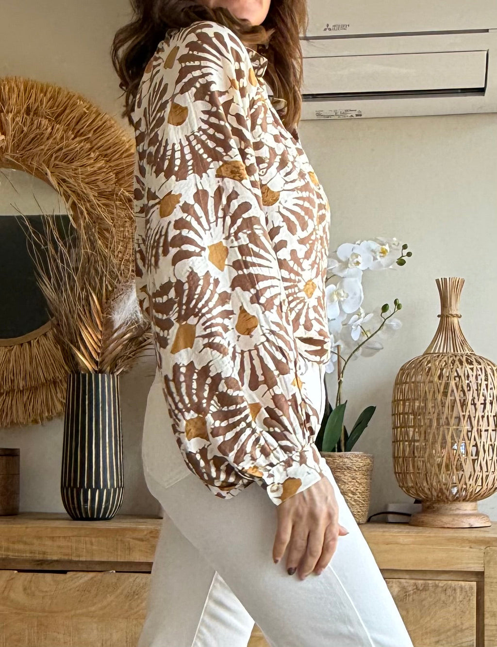 Blusa Estampado Tierra
