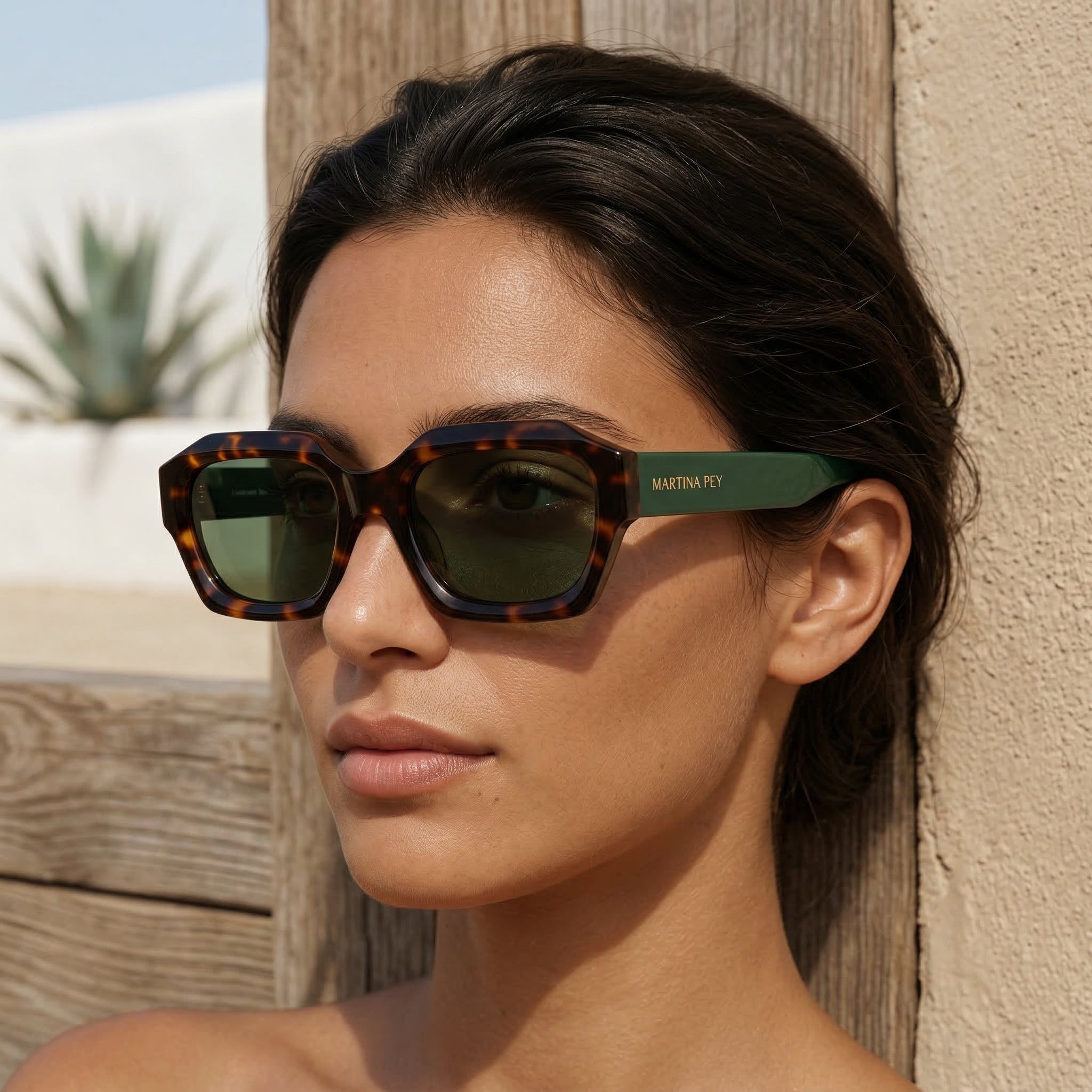 Gafas Acetato Green Tortoise