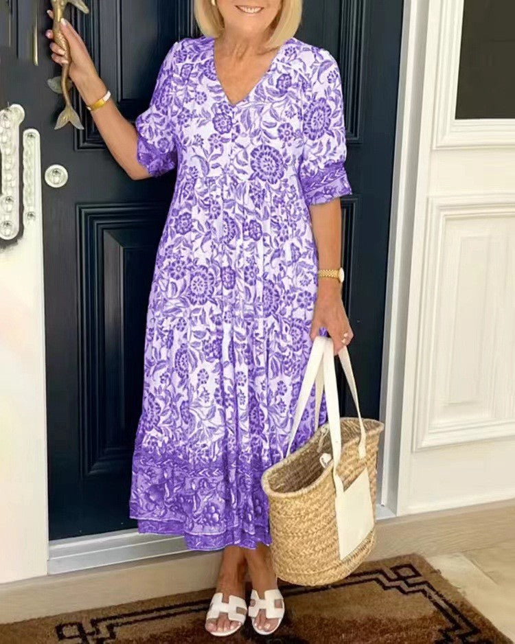 Carmela™ | Floral Elegante escote en V